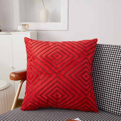 Geometric Reversible Pillow Cover