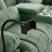 Manual Rocker Reclining Loveseat With Center Console, Plush Cat-proof Fleece Upholstery, Hidden Storage & Charging Ports-2034860