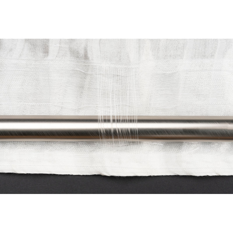 Stream opaque scarf with loop, White