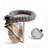 Plush Rotatable Cat Desk Bed, Sturdy Double-Screw Fixed Cat Hammock, Space Saving Warm Cat Sleeping Perch