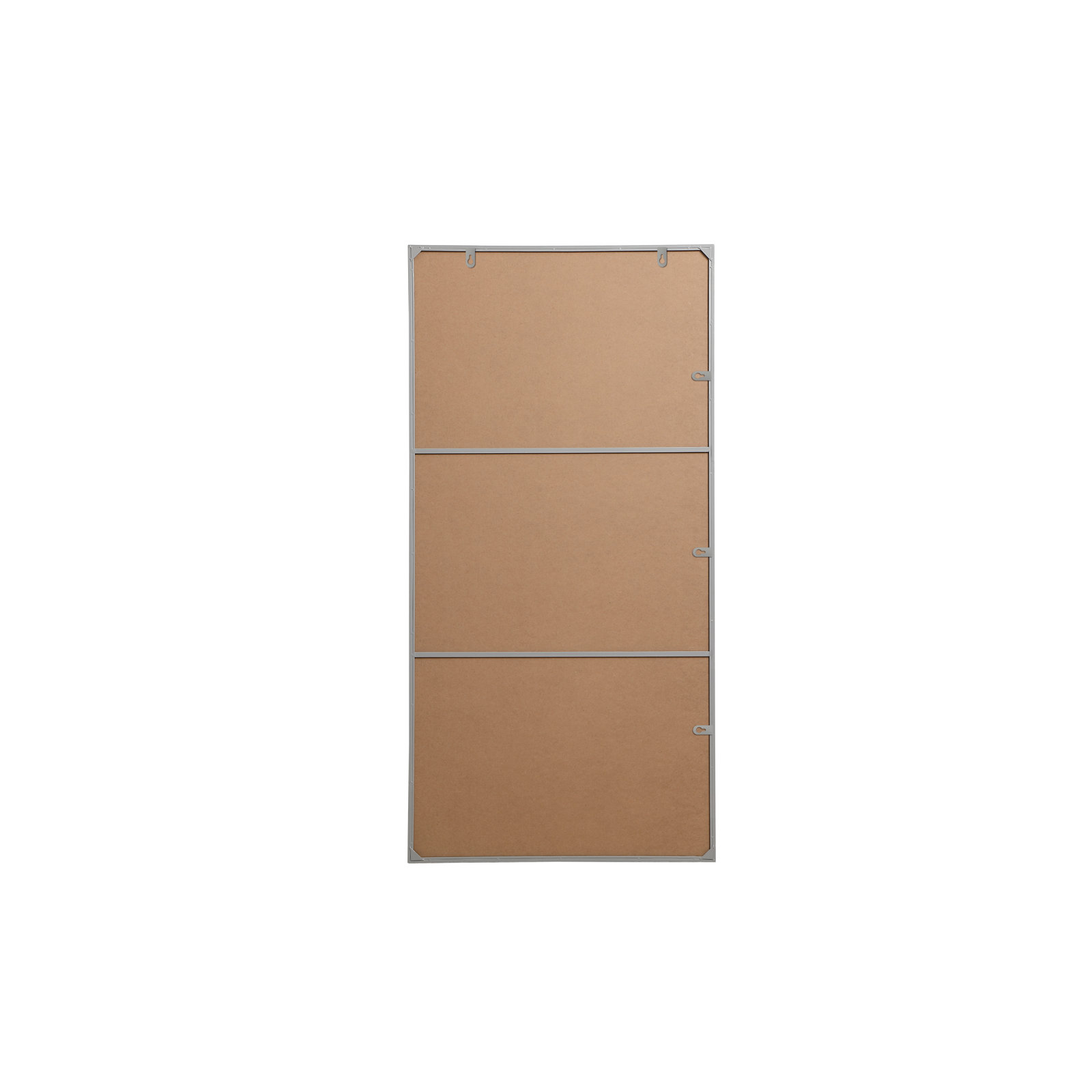Sabine Metal Rectangle Wall Mirror, 72" x 36", Gray
