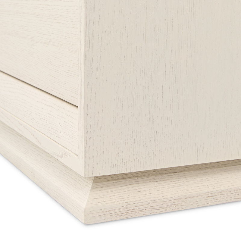 2 - Drawer Solid Wood Nightstand
