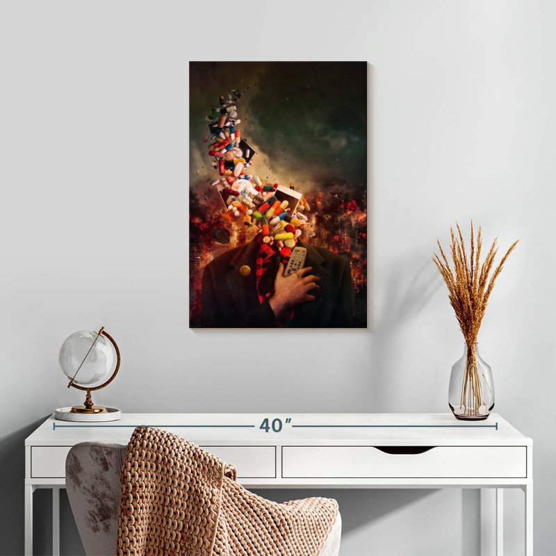 Khadjiah Comfortably Numb, 24" H x 16" W
