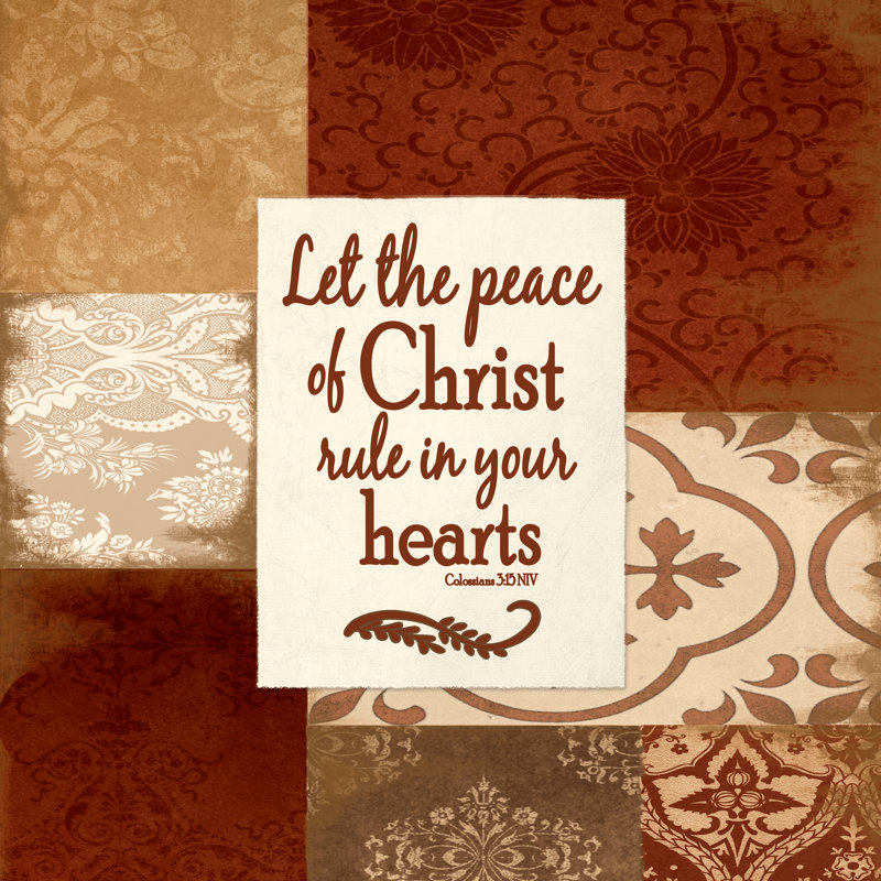 Praise God Patchwork 3 - Wrapped Canvas Print, 76cm H x 76cm W x 3.8cm D