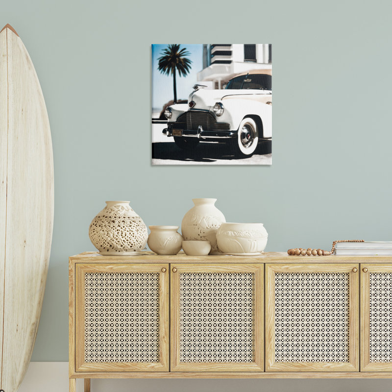 Art californien sur toile de voiture de la Californie par Noah Bay, H 30 po x l 30 po