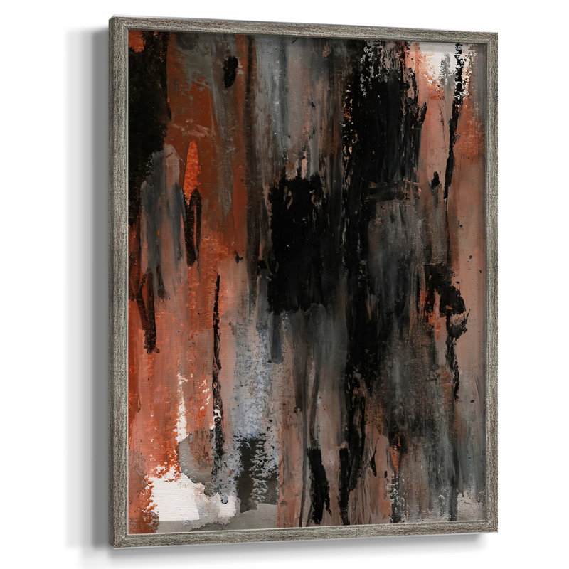 Reproduction encadrée LoftPastelV III - bois massif, H 21 po x l 17 po