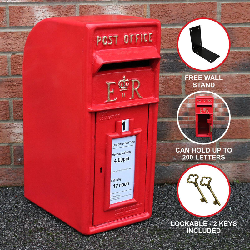 Bernhard Steel Wall Mounted Post Box