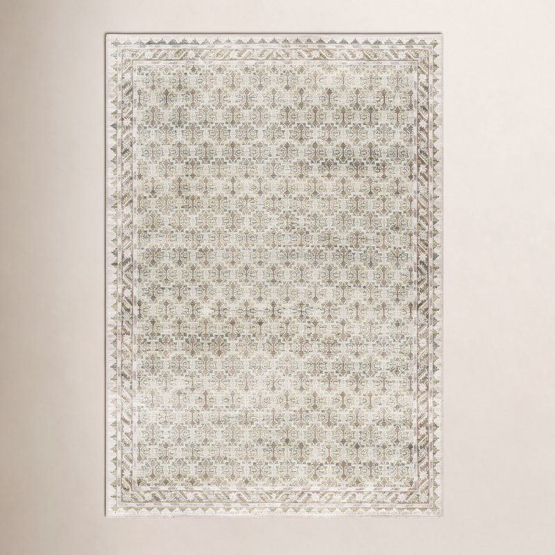 Our PNW Home x Livabliss Rainier Cream Traditional Area Rug, Rectangle 7'10" x 10'2"