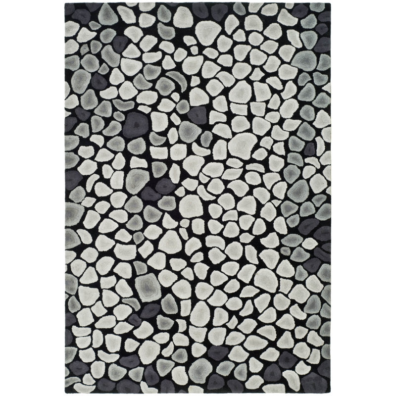 Kurland Soho Hand Tufted Wool Abstract Rug, Rectangle 5' x 8'