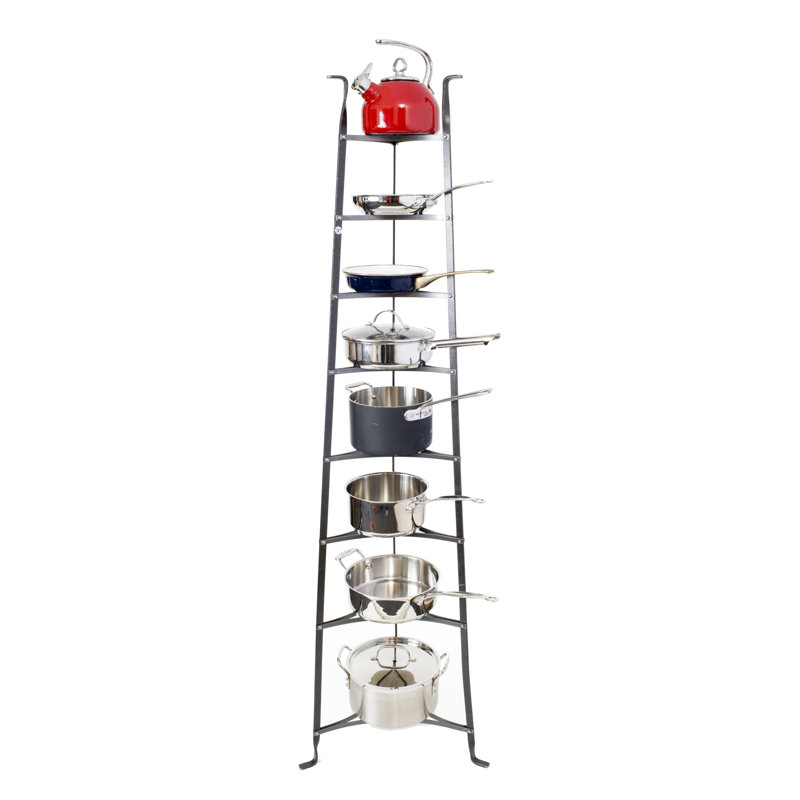 Handcrafted 8-Tier Gourmet Cookware Stand