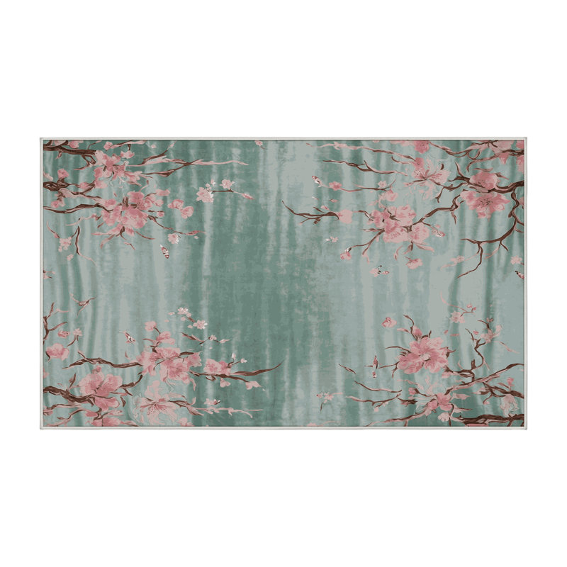 Tapis vert lavable à la machine, Tapis de couloir 2 pi x 4 pi