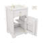 20-Inch Modern Bathroom Vanity Comes With Ceramic Basin And Adjustable Inner Shelf-2095760229