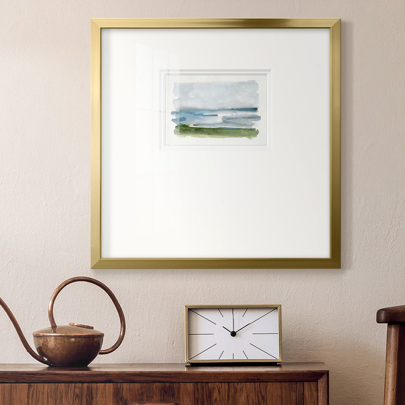 Gryb Coastline Splash II - impression d'un seul cadre photo, H 21 po x l 21 po x P 1,25 po