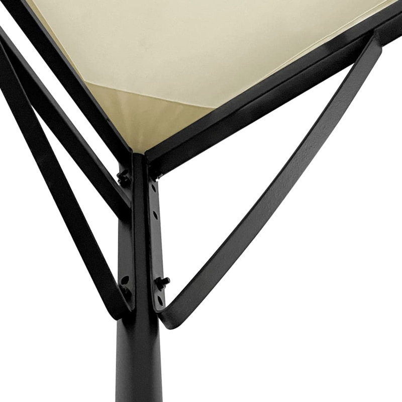 Betton 2m x 2m Steel Party Tent, Cream, Cream