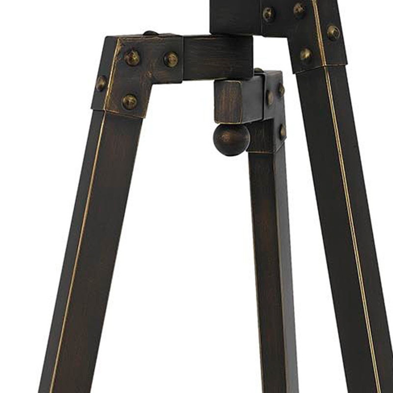 Black Metal 31.5" Tripod Table Lamp with 3-Way Switch