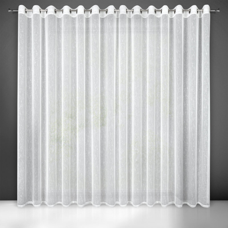 Karavites Sheer Curtain Single Panel, 250cm H x 300cm W