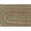 Hand Knotted Wool Area Rug in Green