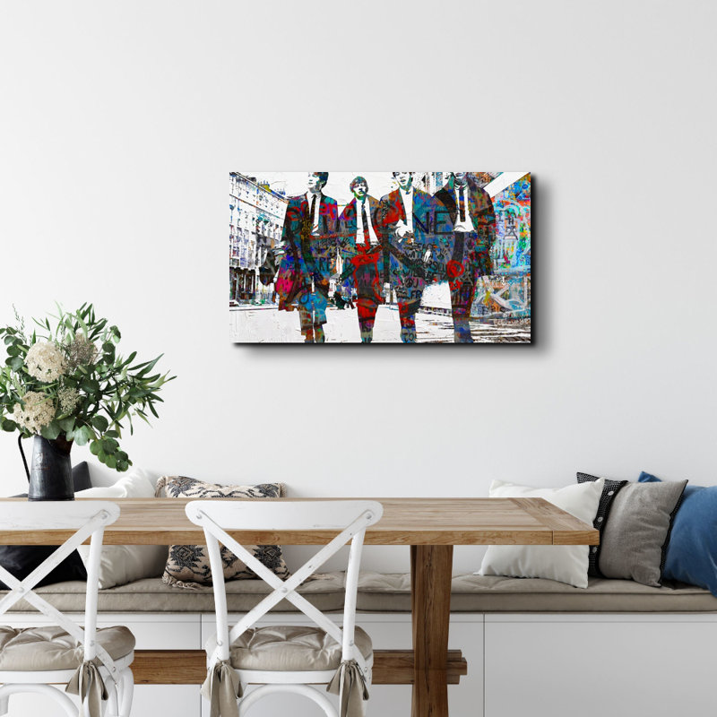«Beatles Imagine Peace» par Stephen Chambers, impression sur toile tendue, L 18 po x H 15 po