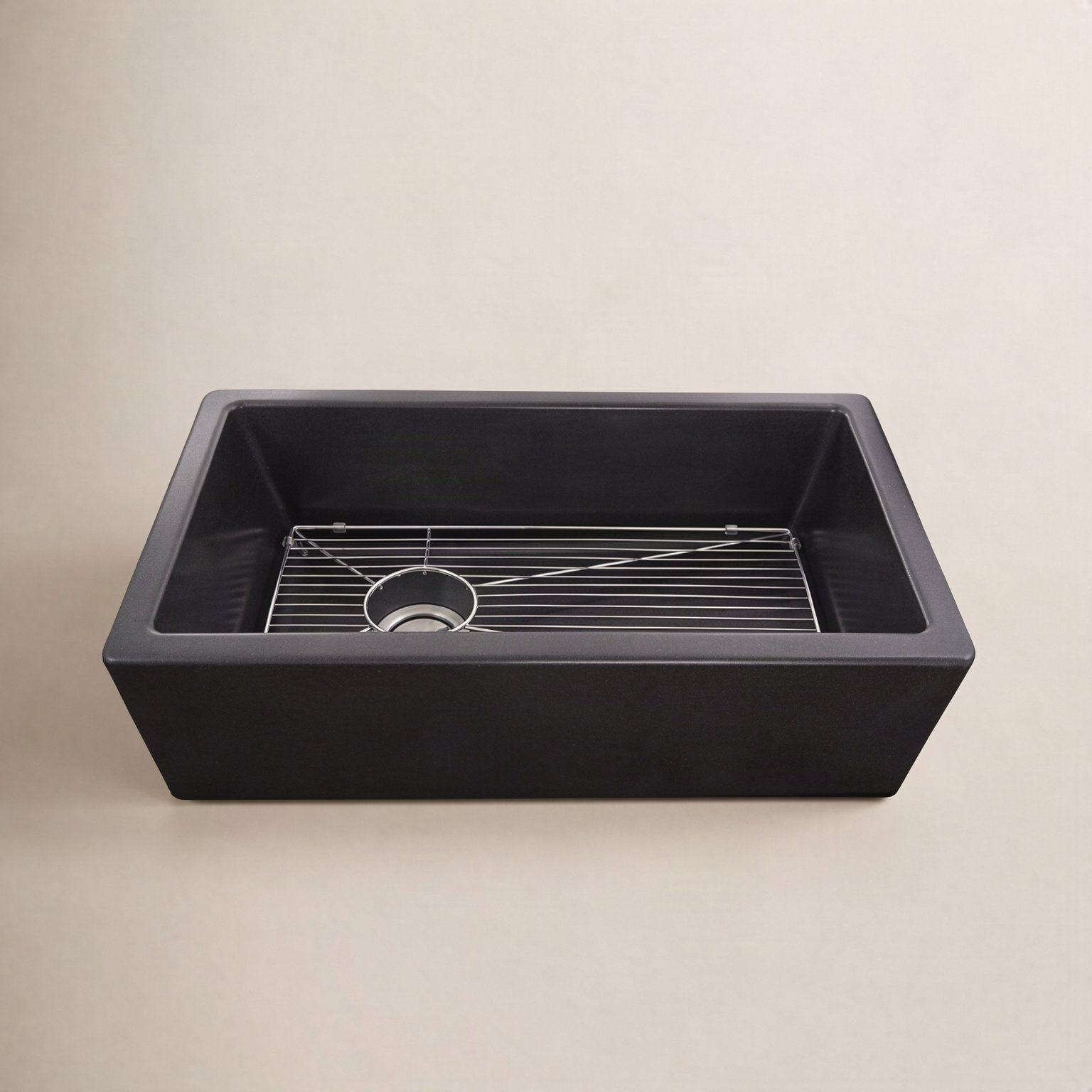 Reinart 30" Farmhouse Kitchen Sink, Black