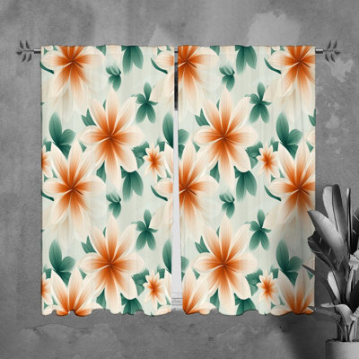 Paire de rideaux obscurcissant en polyester Romell