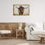 «Longhorn with Piercing Gaze», art mural encadré flottant par Dakota Diener-678002559-678002552