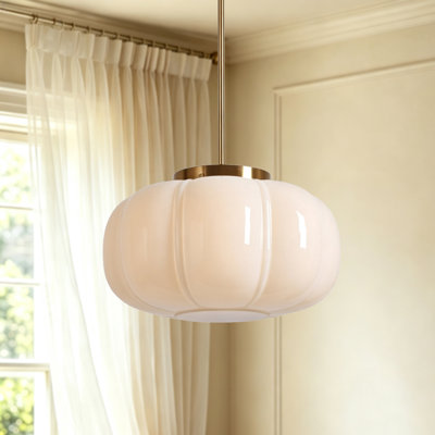 Luminaire suspendu tambour 1 lumière