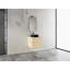 Meuble-lavabo de 24 po avec lavabo d'art en céramique, 1 porte à fermeture en douceur, Scratch et contreplaqué - Facile à nettoyer et à entretenir