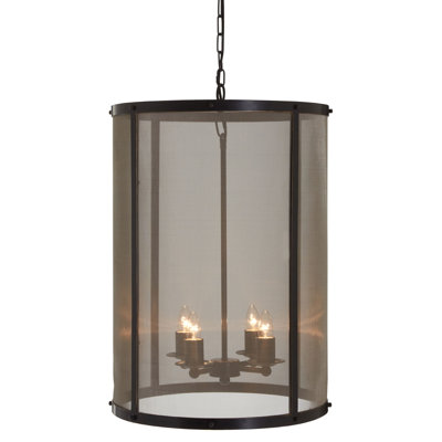 Sandlewood 3 - Light Drum Chandelier