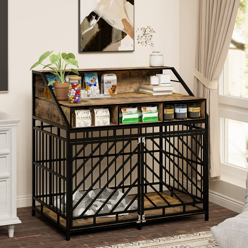 Meuble pour chien de 43,3 pouces pour grands chiens