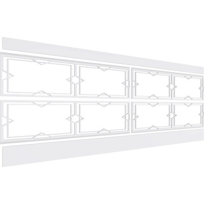 Ensemble de lambris en PVC Fleming