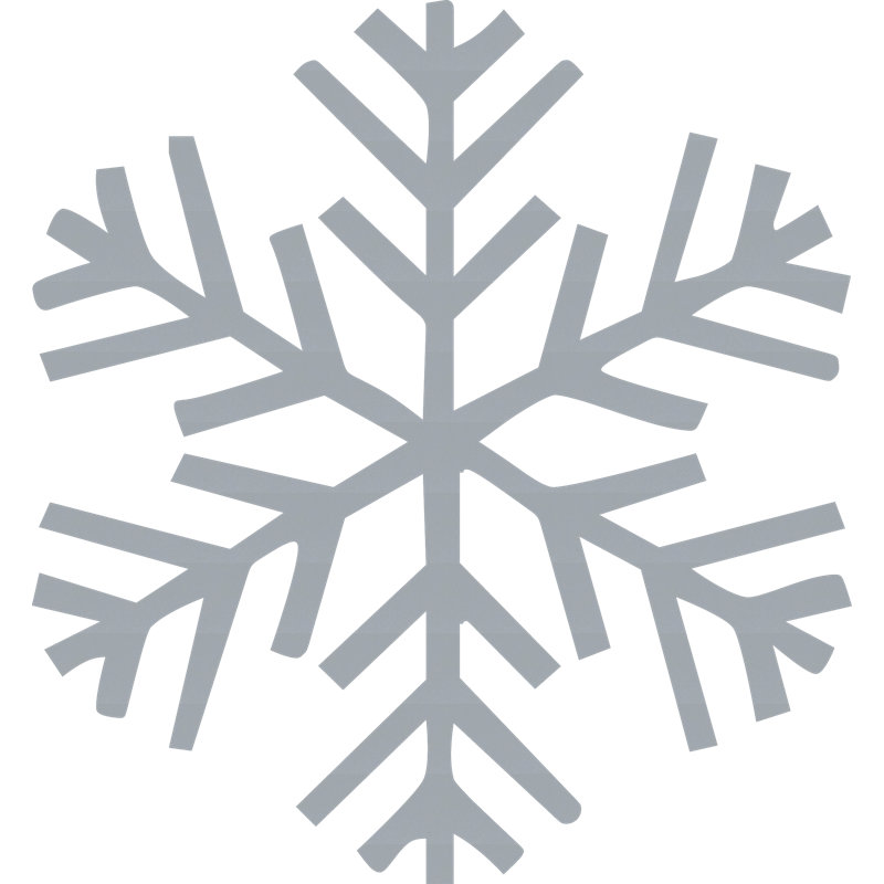 Snowflake Stem Wall Décor, 20" H x 20" W x 0.06" D