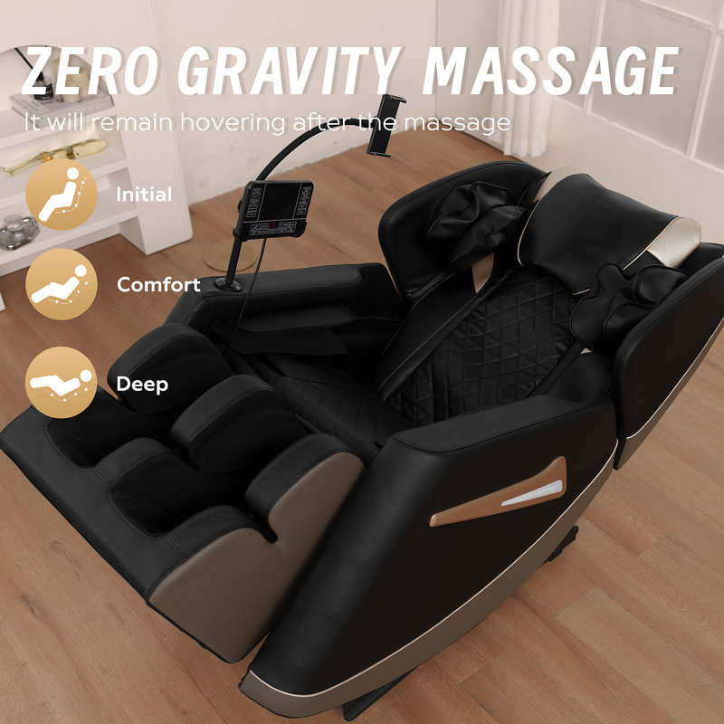 Fauteuil de massage inclinable sans gravité avec pression d'air corporelle complète