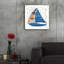 «Nautical Collage IV» par Courtney Prahl, art mural en verre acrylique-101627983
