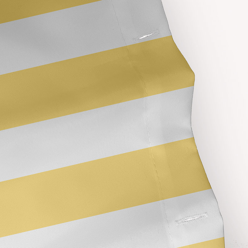 Striped Shower Curtain, Lemon