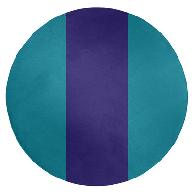 Tapis à rayures bleu foncé/mauve foncé