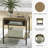 End Table and Built-In Outlets