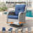 Bonia Makennah Swivel rocking Patio Chair with Cushions and Ottoman-93589124-114743486