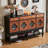 French-Style Retro Multi-Color Buffet Table