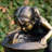 Joyful Boy and Girl Outdoor Floor Water Fountain, 27" with LED Lights, Bronze