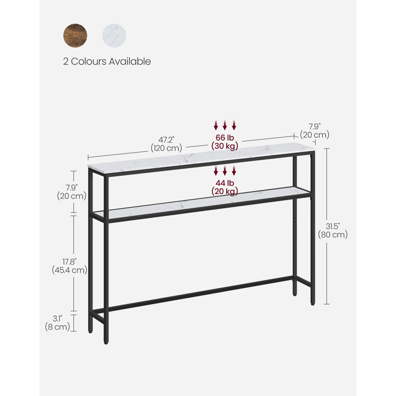 Alijandra Glass Top End Table, White