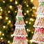 Décoration de table arbre de Noël en résine 2 pièces