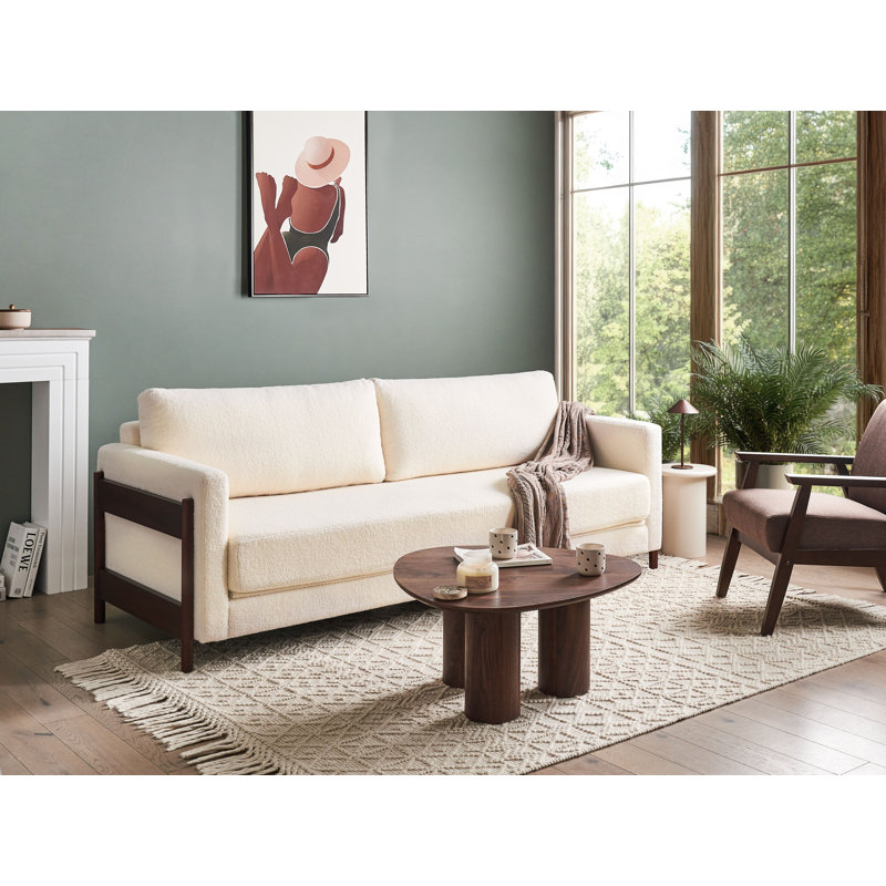 Sofa Bed ORSA, White Boucle