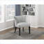Fauteuil d'appoint rembourré gris anthracite Modern