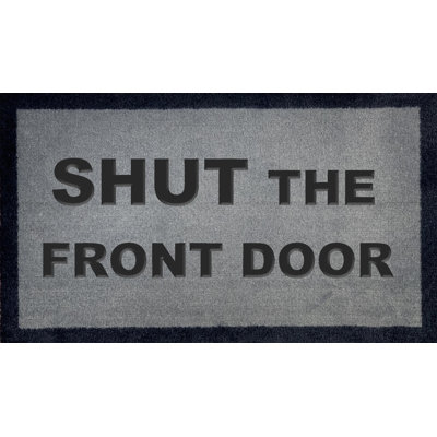 Shroyer Non-Slip No Pattern Doormat