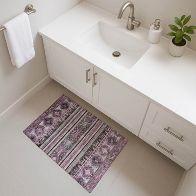 Premium Machine Washable Brennon AMF1626 Global Rug