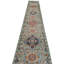 Hand Knotted Wool Area Rug in Green