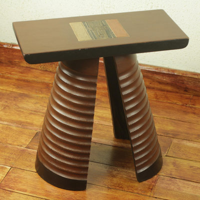 Royston Solid Wood Accent Stool
