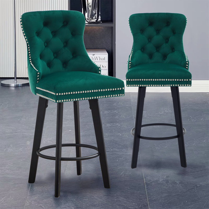 Comfortable and Stylish Swivel Bar Stools for Various Settings, Blue