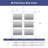 3-Lite Frosted Glass and Solid Manufactured Wood Bi-Fold Doors with Hardware Kit-100351408