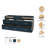 ARIEL Monreau 72" Solid Wood Double Bathroom Vanity Base Only in Midnight Blue-99377281